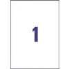 Etiquetas adhesivas en Teslin blanco B4775-50 210 x 297 mm