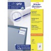 Etiquetas blancas multiuso 3479