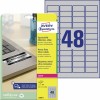 Etiquetas en poliéster plata L6009-8 Contenido: 384 Etiquetas / 8 Hoja
