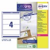 Etiquetas adhesivas blancas Ultragrip L7171-25