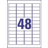 Etiquetas en poliéster blanco removibles L4778REV-20 45.7 x 21.2 mm