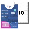 Portanombres Combi con clip y broche 4820 Contenido: 50 Identificativos adhesivos / 50 Inserciones