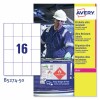 Etiquetas adhesivas en Teslin blanco B5274-50 Contenido: 800 Etiquetas / 50 Hoja