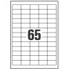 Etiquetas adhesivas trasparentes mate J8551-25 38.1 x 21.1 mm