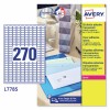 Etiquetas adhesivas trasparentes brillante L7785-25 Contenido: 6750 Etiquetas / 25 Página