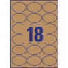Etiquetas adhesivas en papel kraft L7103-20 63.5 x 42.3 mm