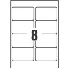 Etiquetas adhesivas trasparentes mate J8565-25 99.1 x 67.7 mm
