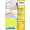 Etiquetas fluorescentes removibles L7651Y-25
