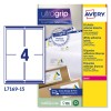 Etiquetas adhesivas blancas Ultragrip L7169-15 Contenido: 60 Etiquetas / 15 Hoja