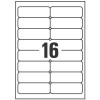Etiquetas adhesivas en papel blanco J8162-25 99.1 x 33.9 mm