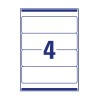 Etiquetas adhesivas blancas Ultragrip L7171-25 200 x 60 mm