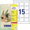 Etiquetas colgantes resistentes T3003-10 Contenido: 150 Tarjetas / 10 Hojas