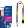 Cordón de RPET reciclado con diseño arcoíris R4828RA-1