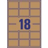 Etiquetas adhesivas en papel kraft L7110-20 62 x 42 mm