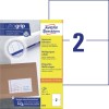 Etiquetas blancas multiuso 3655 Contenido: 200 Etiquetas / 100 Hojas